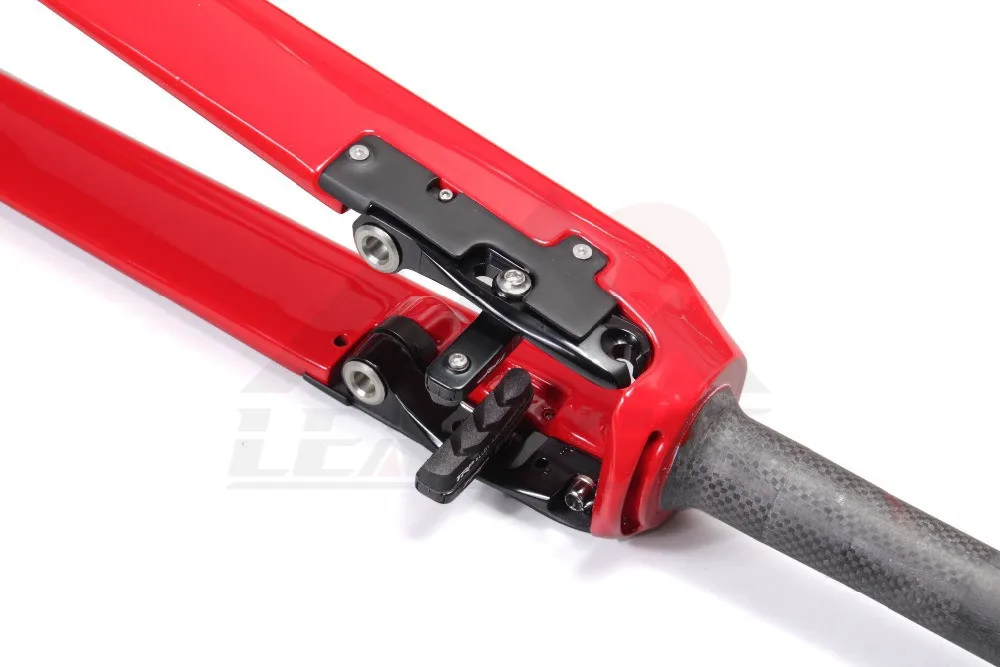 Clearance LEADXUS KX3000 Red Time Trail Triathlon Carbon Bike Frame TT Bicycle Racing Frame Fork Seat post Headset Clamp Handlebar Stem 7