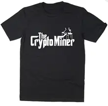 The Crypto Miner – T-Shirt – Godfather Spoof – cryptocurrency bitcoin BTC mining