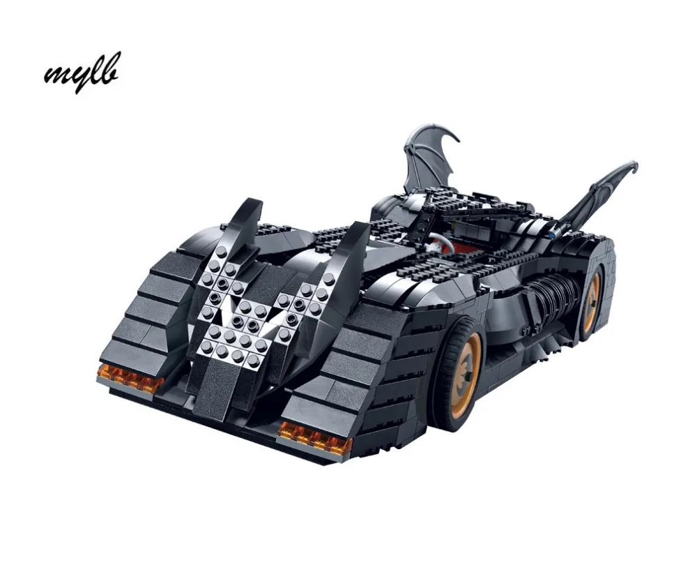 

mylb The Tumbler BatMobile Compatible Super Heroes Batman Building Blocks Toys For Children DIY dropshipping