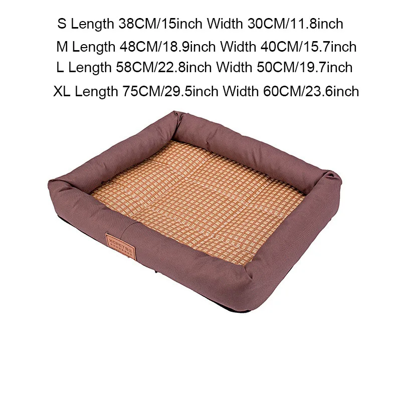 Летняя кроватка для собак дышащая Лежанка для собаки кровати для маленьких собак щенка высокого качества собачьи матрасы-лежанки
