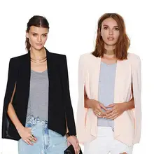 Женский блейзер, женское повседневное пальто, фирменные деловые костюмы, Весенняя мода, однотонный черный пиджак с отворотом и карманами, Женский блейзер