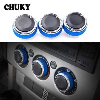 

CHUKY 3pcs Car Air Conditioning heat control Switch knob AC Knob Accessories For Ford Focus 2 MK2 3 MK3 ST RS 2005-2014 Mondeo
