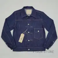 BOB DONG Reproduction 16oz Classic 506xx Type 1 Jean Jacket 1940s Men Denim Coat