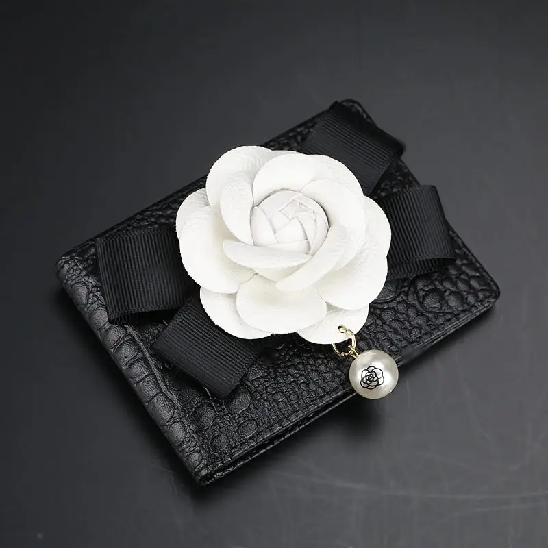 Fashion-Camellia-Flower-Genuine-Leather-Car-Key-Wallets-Women-Housekeeper-Holders-Car-Keychain-Zipper-Key-Bag-1