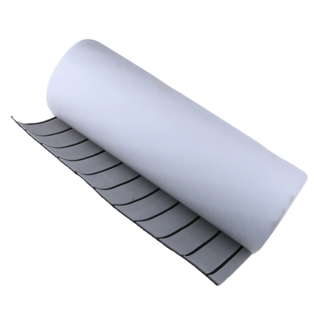 Self Adhesive 600x2400x6mm Teak Decking EVA Foam Marine Flooring Faux Boat Strong Toughness Good Shockproof