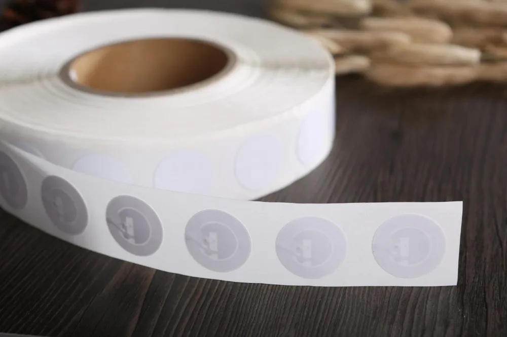 

(50 pcs/lot) NFC Tags Stickers Ntag216 Card 13.56mhz RFID Smart Label for ALL NFC Smart Phone