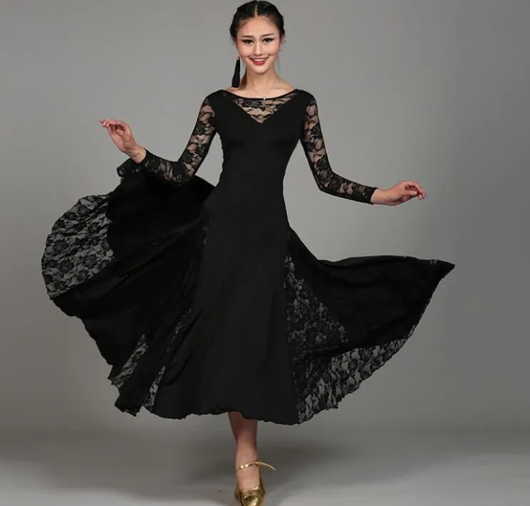 

New Lady Ballroom Dancing Dress Modern Dance Competition Costume women Waltz Tango Foxtrot Quickstep dresses