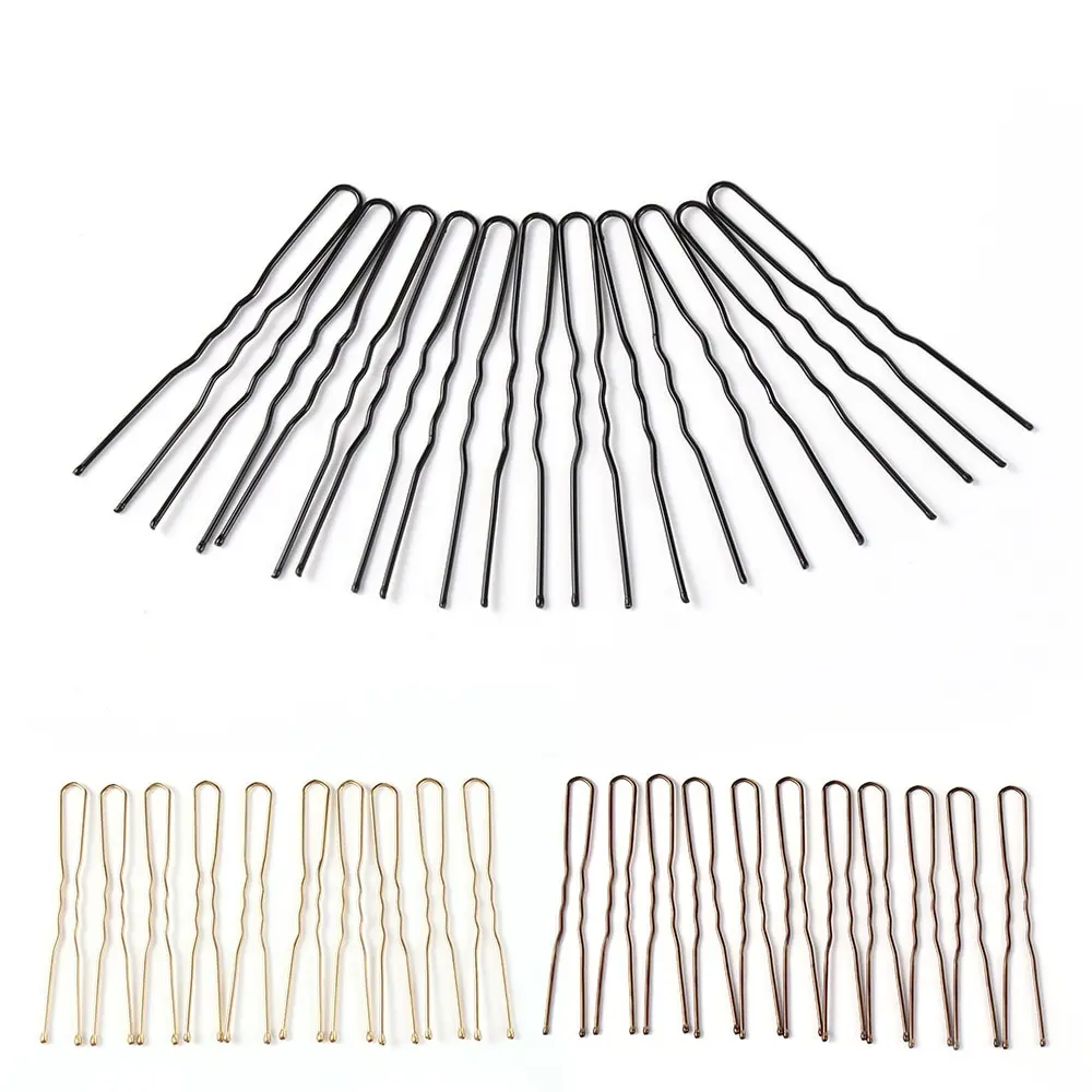 

NEW 20Pcs/Set U Shaped Hair Pins Braided Hair Tool Pin Clips Metal Hairpins Barrettes Hair Styling Tools Accessories G0315