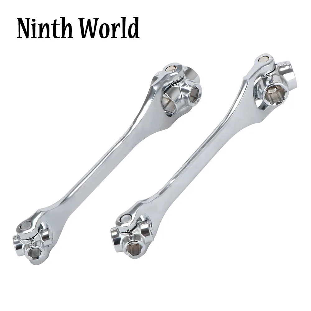 Hand Wrench Sets 8 In 1 Flexible Dog Bone Multi Functional Hexagon