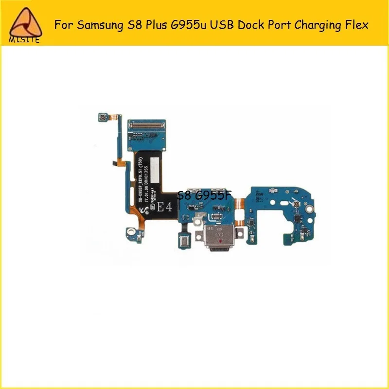 

10PCS/LOT New Charging Port Flex For Samsung S8 Plus G955F G955U Charger Connector USB Dock Flex Cable Plug Repair Parts