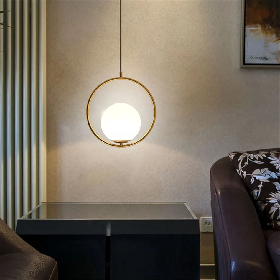 Nordic Loft Light Vintage Art Deco Master Bedroom Lamp Glass Bulb Pendant Tiffany Style Shades Modern Reading | Лампы и освещение