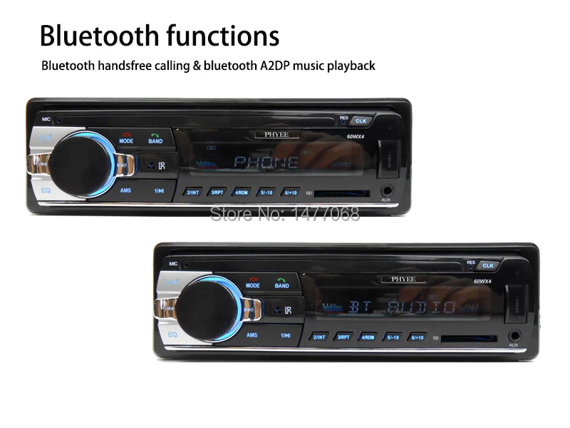 1 Din автомагнитола DAB Авторадио Bluetooth Авто Аудио Стерео RDS AM FM MP3 USB SD Aux-in-dash ISO головное устройство PHYEE SX-MP3520DAB