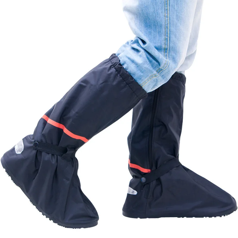 Waterproof Shoe Cover Rain Boots Portable Oxford Cloth Thick Non slip