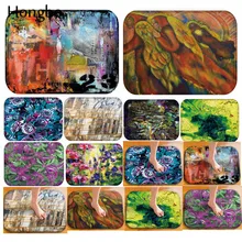 Hongbo Fashion Home Anti-skid Doormat Painting Pattern Bedroom Floor Bath Mat Kitchen Bathroom Outdoor Rug Carpet Floor Decor Hongbo Fashion Home Anti-skid Doormat Painting Pattern Bedroom Floor Bath Mat Kitchen Bathroom Outdoor Rug Carpet Floor Decor