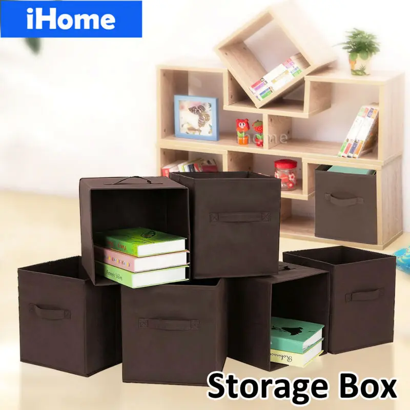 2PC Fashional Home Storage household organizer Colourful Cube bin