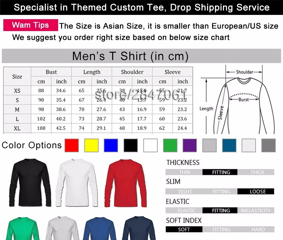 Cryptocurrency Bitcoin Litecoin Dash Zcash Ethereum Monero Ripple Men T Shirts Asian Size Crew-neck Long Sleeve T- Shirts