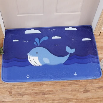 

Flannel Doormat For Bedroom Cute Carpet For Kids Room Water Absorption Floor Mat For Kitchen Non Slip Bath Mat Toilet Carpet