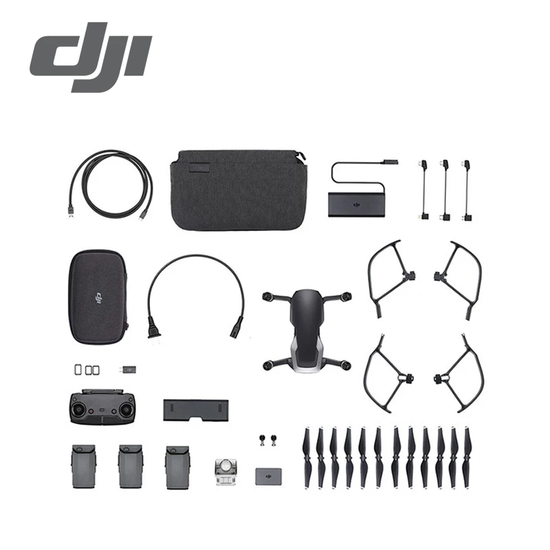 DJI Mavic Air и Fly More Combo сложенный Дрон 4 к камера 100 Мбит/с видео 3 Axis Gimbal 21 Mins время