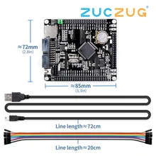 1 шт. STM32F407VET6 макетная плата Cortex-M4 STM32 минимальная системная обучающая плата ARM основная плата STM модуль