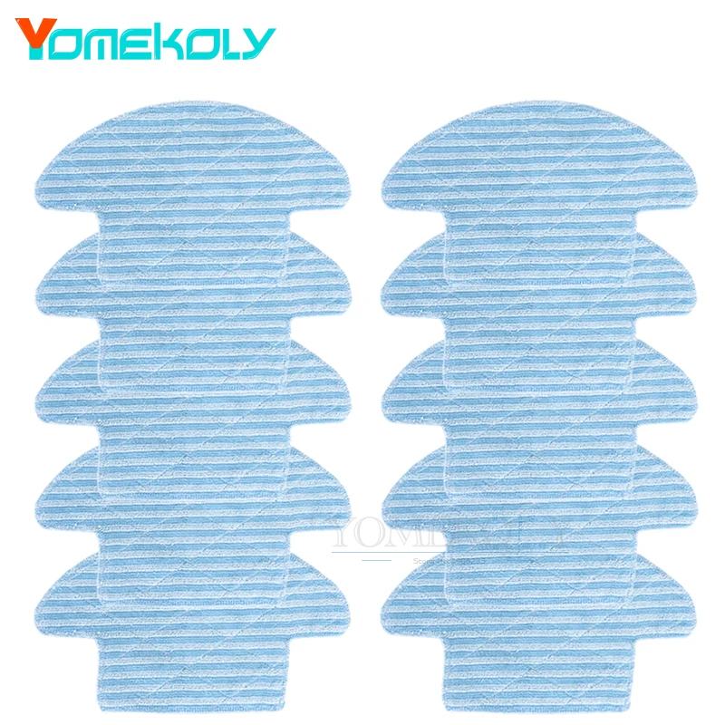 

10pcs Mop Cloth For Haier Robot Vacuum Cleaner T320 Reusable Replacement Mopping Cloth Robot Vacuum Cleaner Parts