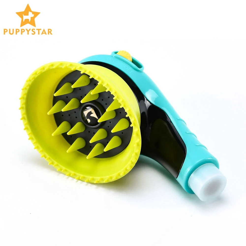 買取 レインシャワーヘッド犬ため洗浄猫ペットシャワー噴霧器シリカゲル犬風呂洗浄ノズルマッサージ櫛ブラシペットアクセサリー WK0001