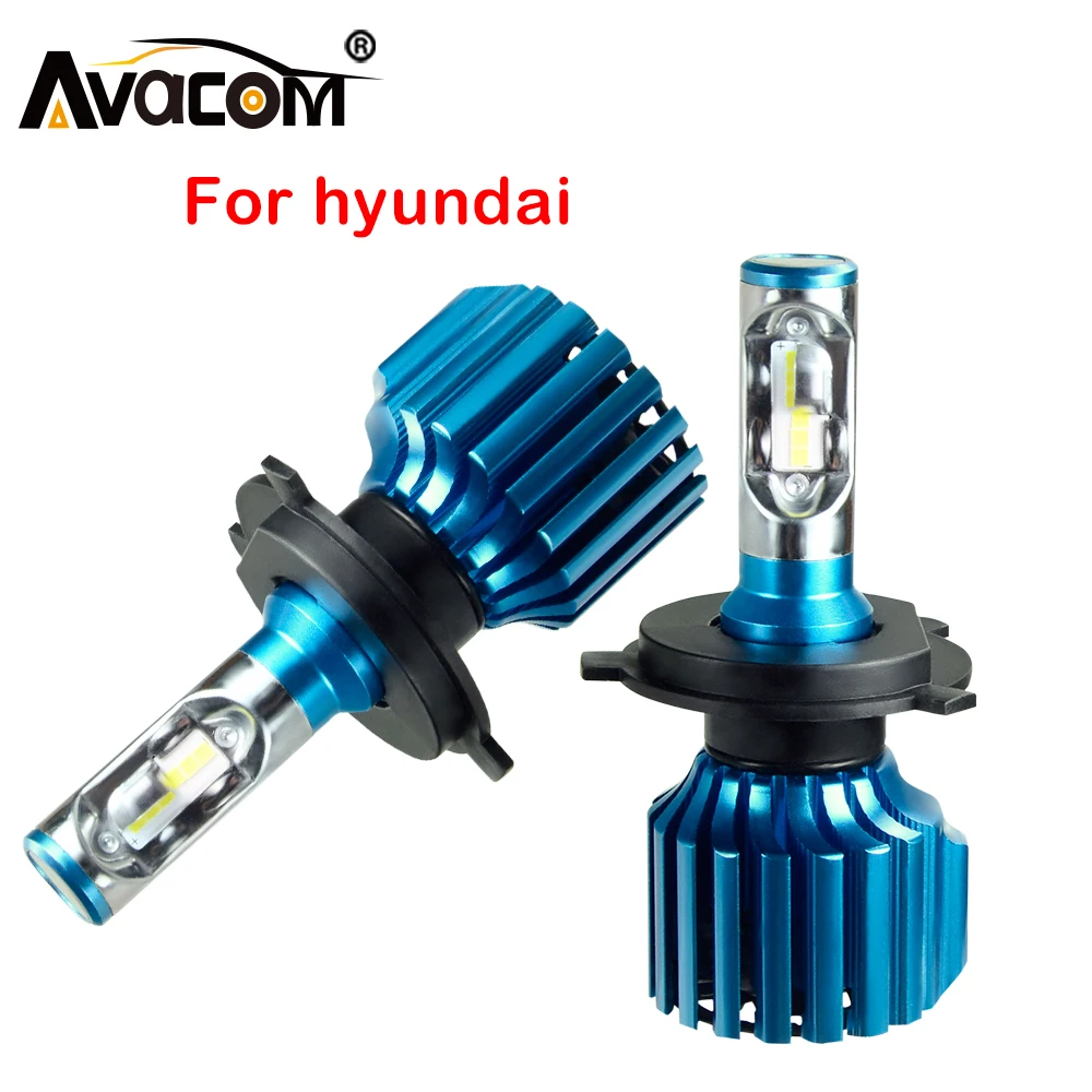 Avacom 2 предмета светодиодный автомобилей головной светильник лампы 12V CSP 6500 к 12000Lm