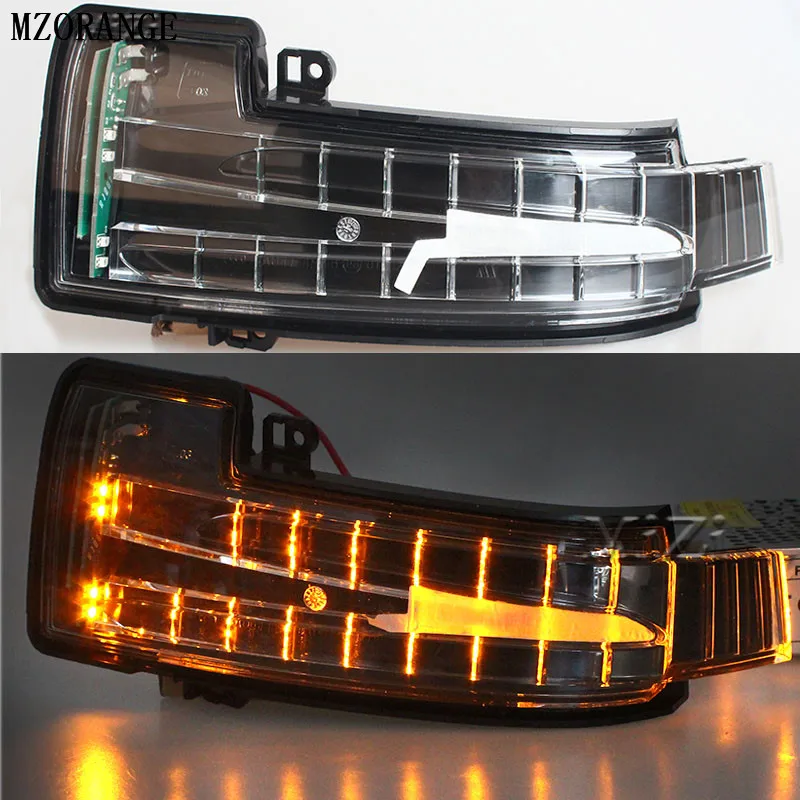 

MZORANGE 1/2 pcs car rearview Mirror turn signal light Side Mirror led lamp for Mercedes Benz W164 GL350 GL450 GL550 ML300 ML350