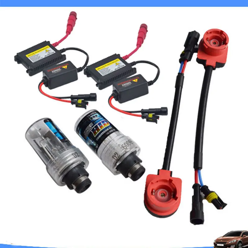 D2S Xenon Hid Kit AC 55 Вт 4300 К 5000 К 6000 К 8000 К HID балласт ксеноновая лампа для автомобиля головной светильник 12 в автомобильный светильник источник