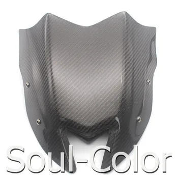 

Motorcycle Sports Viser VIsor WindScreen Windshield Fits For Kawasaki Carbon fibre Z900 2017 2018 Double Bubble