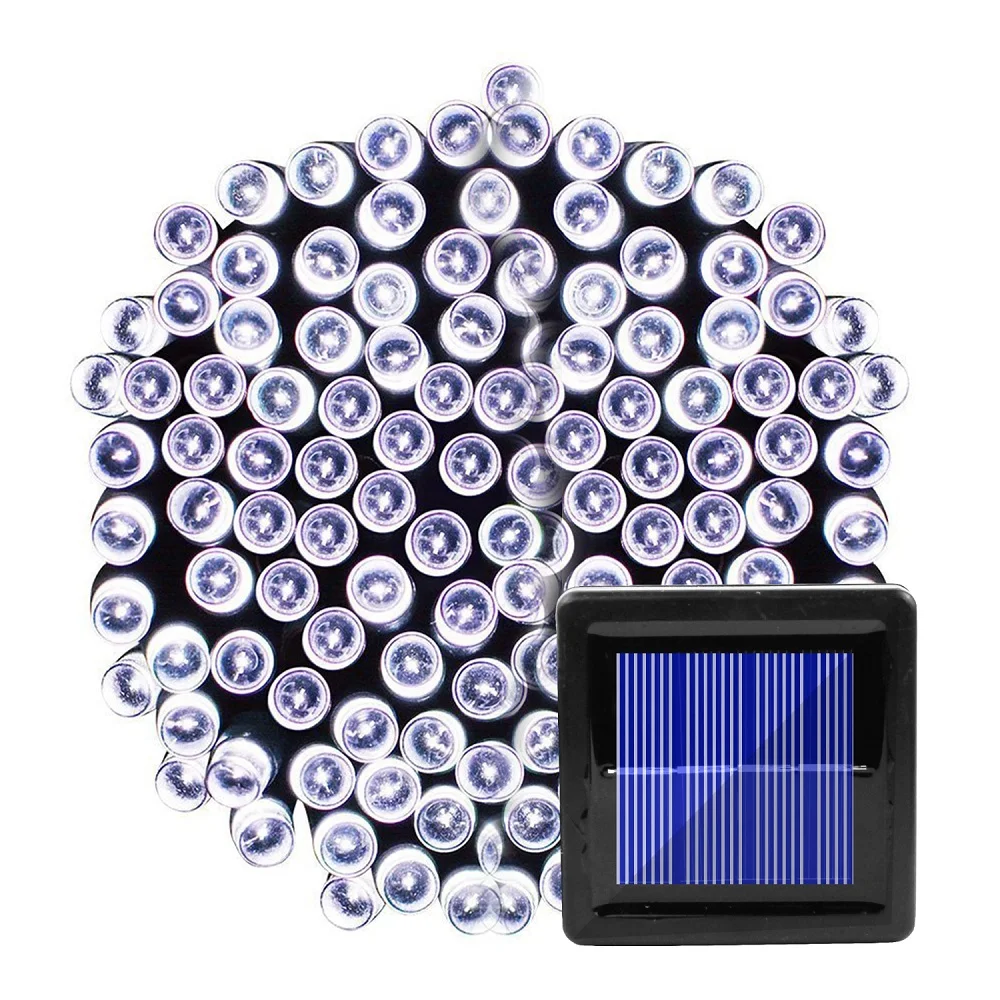 100 LED Solar String Light Outdoor Waterproof Fairy Solar Lights For Garden Decoration Christmas Solar Powered Lamp Strip 200LED (40)
