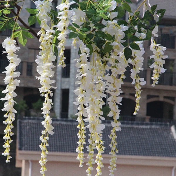

75 cm Home fashion artificial hydrangea party romantic wedding decorative silk garlands of artificial flowers silk wisteria