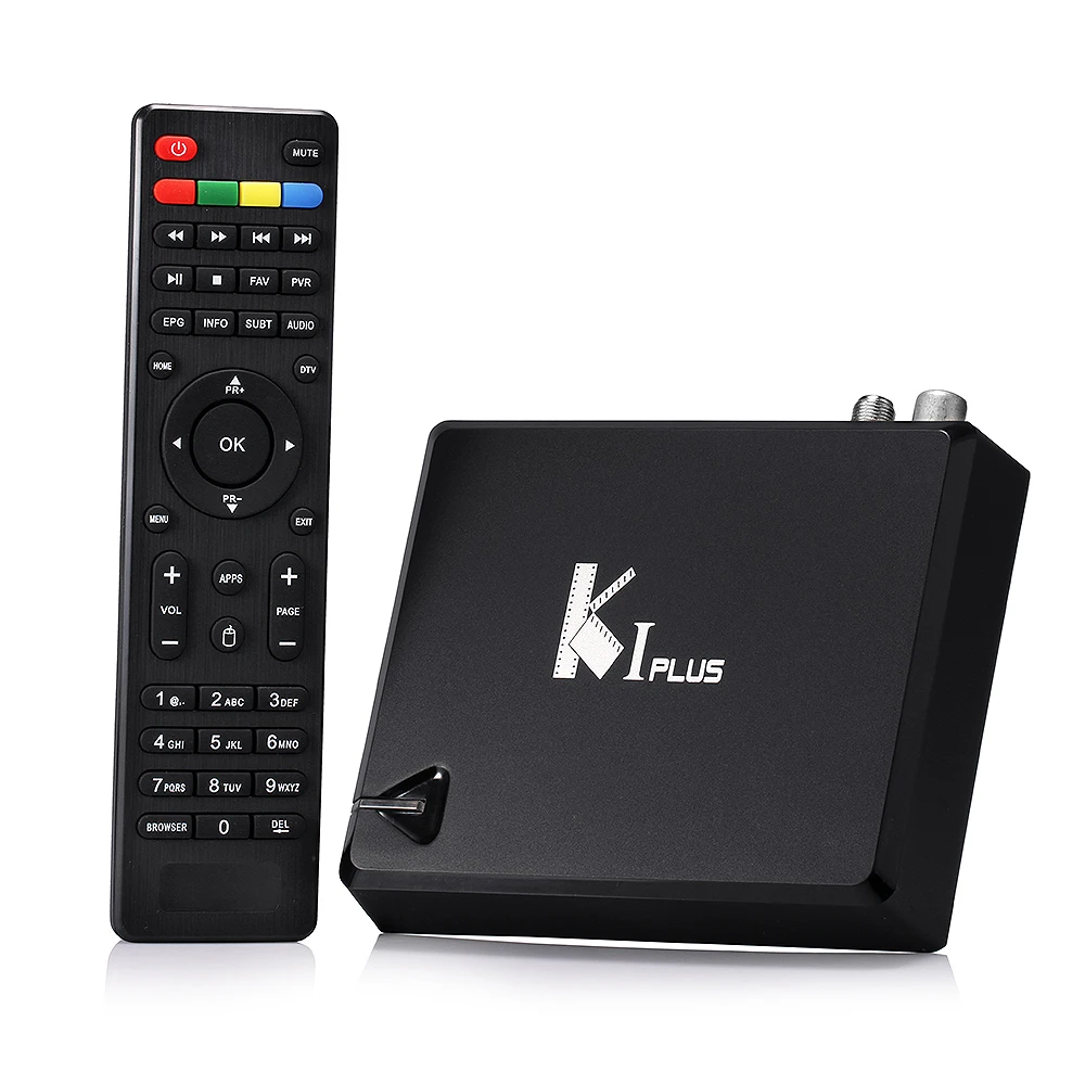 

HOT K1 PLUS +T2 S2 Amlogic S905 Quad core 64-bit Support DVB-T2 DVB-S2 1G/8G 1080p 4K Android 5.1 TV Box KI Plus S2 T2