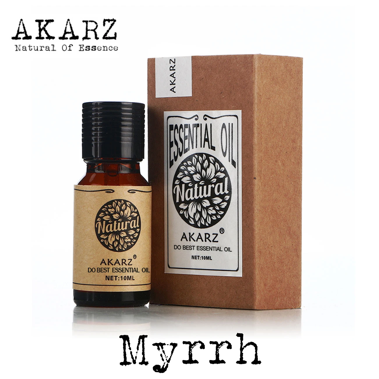 AKARZ, профессиональные растения, серия смолы,, эфирные масла, ароматические для ароматерапии, диффузоры для кожи, лица и тела, ароматические масла - Запах: Myrrh