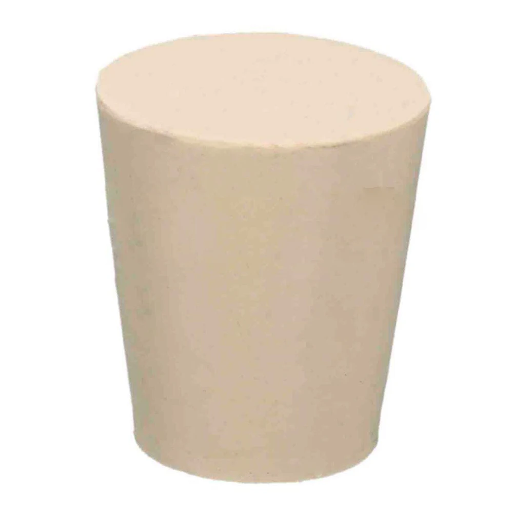 

New Rubber Stopper Bungs Laboratory Solid Hole Stop Push-In Sealing Plug 3# 17*23mm