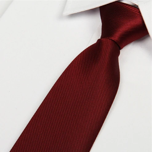 

2017 new 8cm Wine red silk tie men's microfiber neckties fashion gravata neck ties free shipping atacado