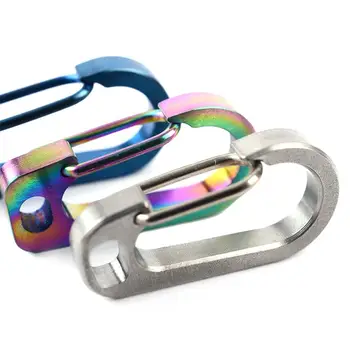

Booms Fishing CC1 3Pcs Aluminum Alloy Carabiner Keychain Outdoor Camping Climbing Snap Clip Lock Buckle Hook Fishing Tool 3Color