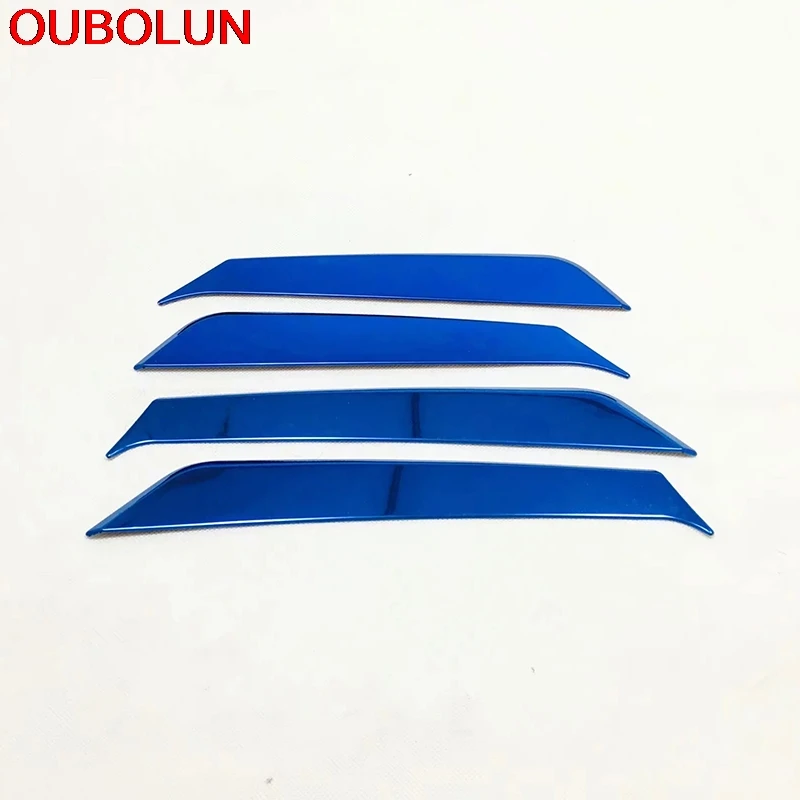 OUBOLUN For Hyundai IX35 2018 Inner Door Sills Scuff Plate Foot Pedal Protector Cover Trim Interior Accessories Stainless Steel |