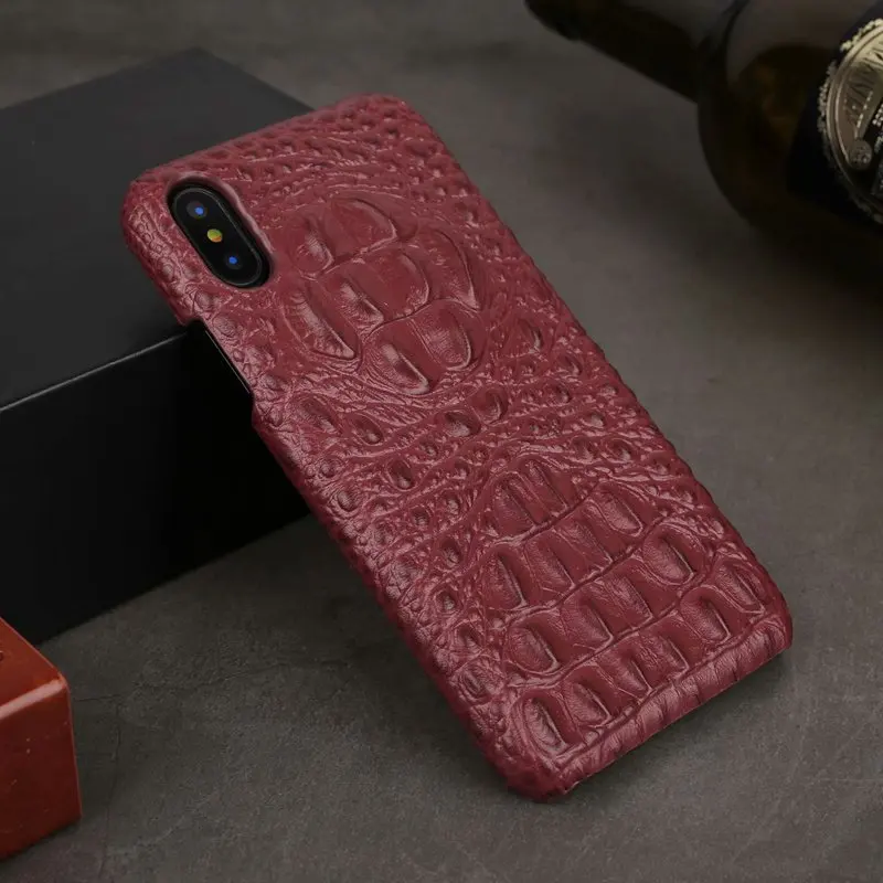 Чехол для Iphone 11 pro X Xs Max Xr 6 6s 7 8 plus apple Capa Funda Etui Роскошный кожаный чехол для телефона аксессуары Coque Shell - Цвет: Red