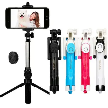 

3 in 1 Extendable Monopod Tripod Wireless Bluetooth Remote Shutter Portbale Smartphone Triopd