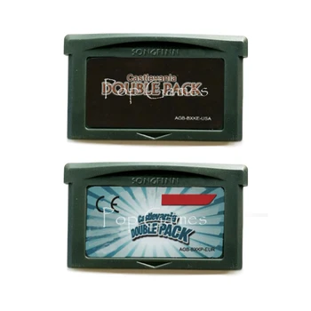 

2 in 1 CastlevanDoublePack US/EU Version for 32 Bit Video Game Cartridge Console Card Handheld Player