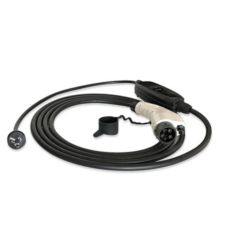 

SAE J1772 fast ev home charger 10A Type1 portable evse with NZ plug mobile electric car charging station