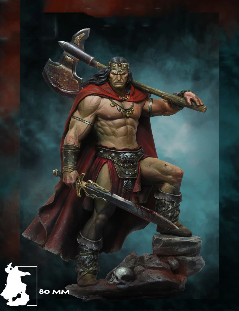 Details about   1/24 75mm Resin Figure Model Kit Erik the Red Captain Barbarian Unpainted 