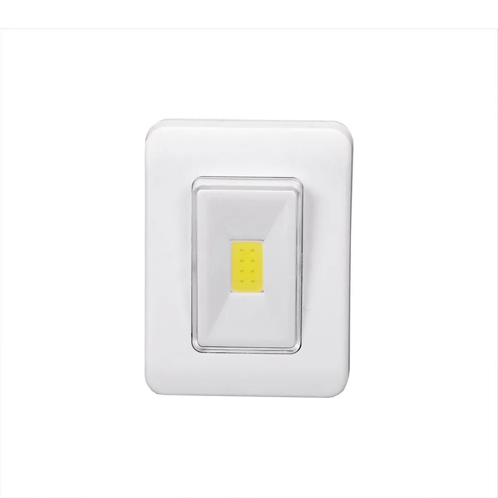 Светодиодный Ночной светильник COB светодиодный беспроводной настенный светильник с батарейным питанием для дома, ванной комнаты, ночной Светильник