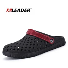 Aleader EVA Croc Clogs Men Slip On Garden Shoes Lightweight Beach Sandals For Men Casual Water Slippers Yeez Men Shoes