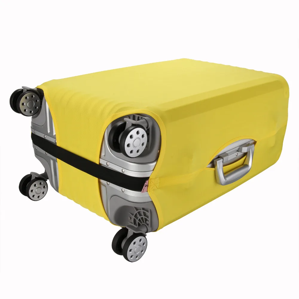 Stretch Suitcase Protective Covers for 18-28 inch Trolley Suitcase Solid Travel Luggage Bag Dust Cover Travel Accessories