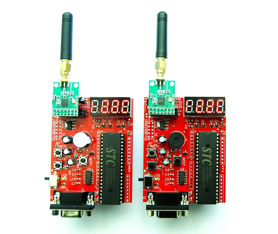 Based on 51 NRF24L01/NRF905/CC1101 wireless development board, it ...