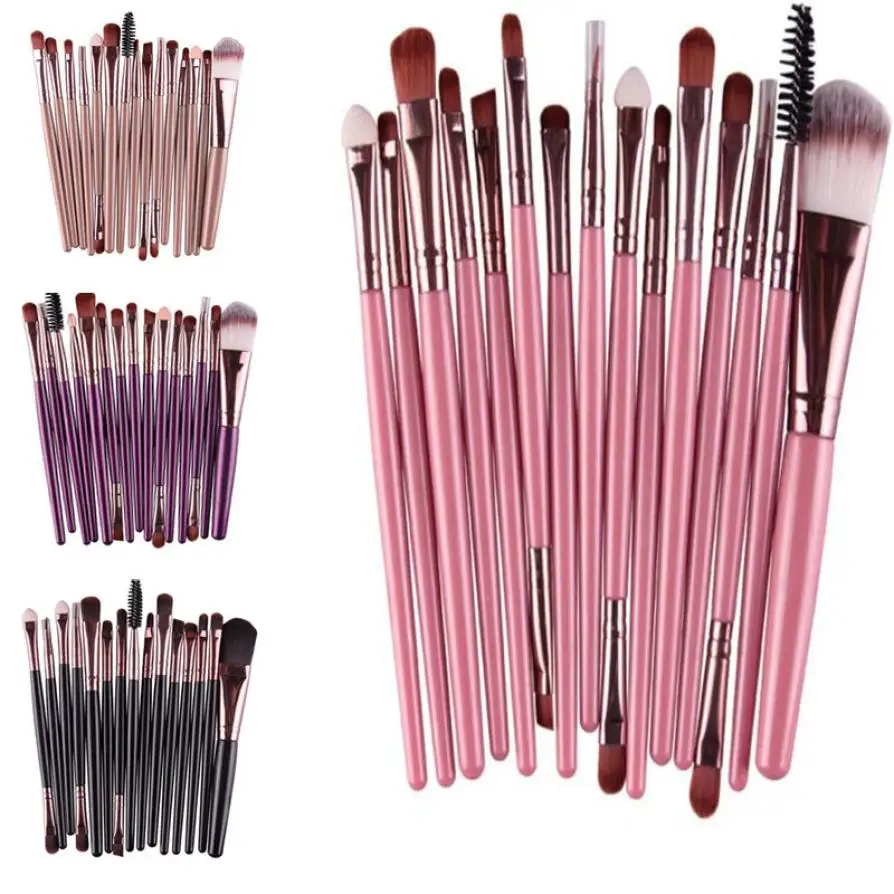 

7pcs Eye Shadow Foundation Eyebrow l ip Brush Makeup Brushes Tool brochas maquillaje profesional brush set professional new