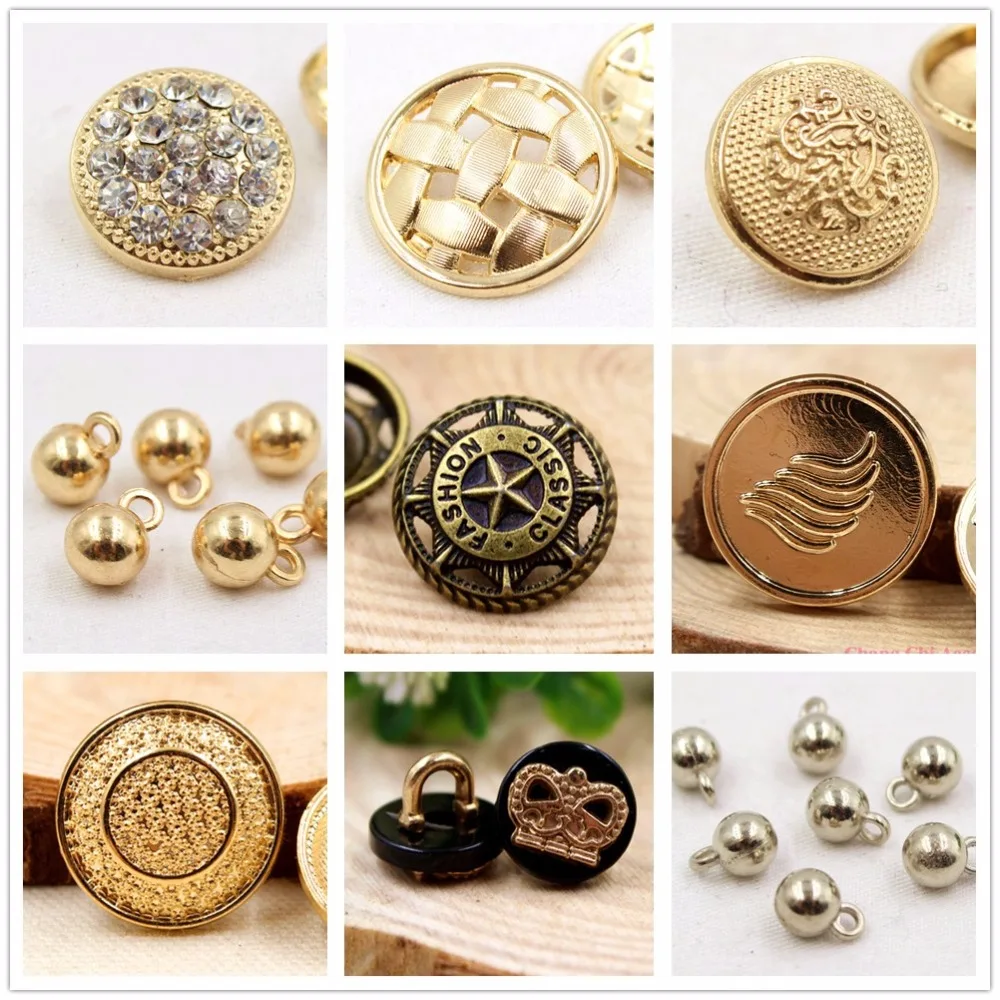 Buy N171127 , 10pcs Metal buttons, clothing
