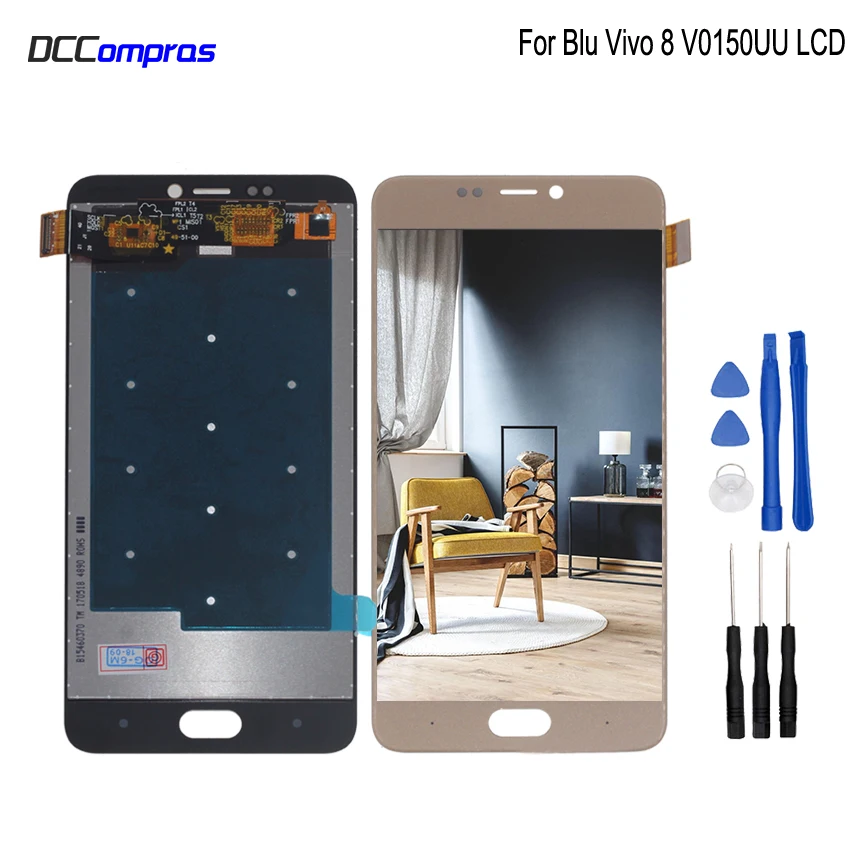 ЖК-дисплей в сборе для Blu Vivo 8 сенсорная панель экрана замены сменный модуль