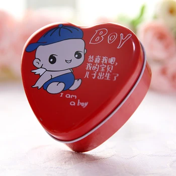 

Traditional Chinese Box For Baby Shower Heart Shape Candy Jars Party Favors Supplies Organizer Gift Packing Case 6 pcs/lot Boxes